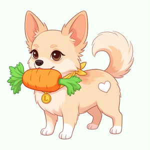 The yellow plush carrot